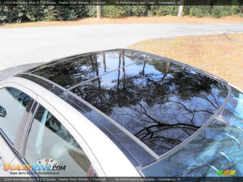 2004 Mercedes-Benz E 500 Sedan Pewter Silver Metallic / Charcoal Photo #11