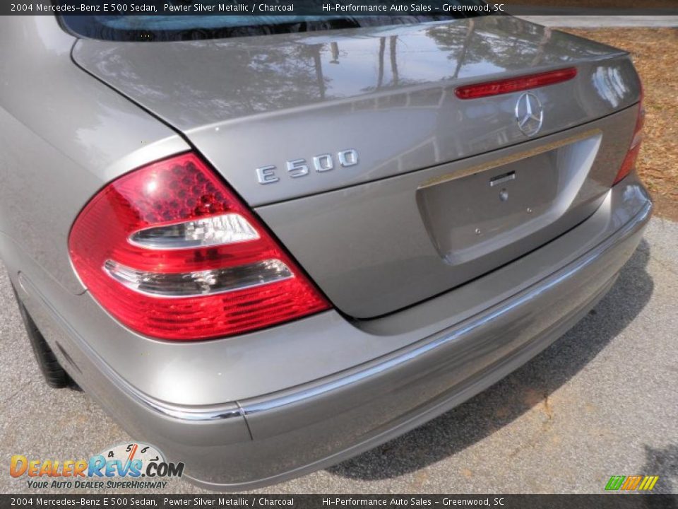 2004 Mercedes-Benz E 500 Sedan Pewter Silver Metallic / Charcoal Photo #14