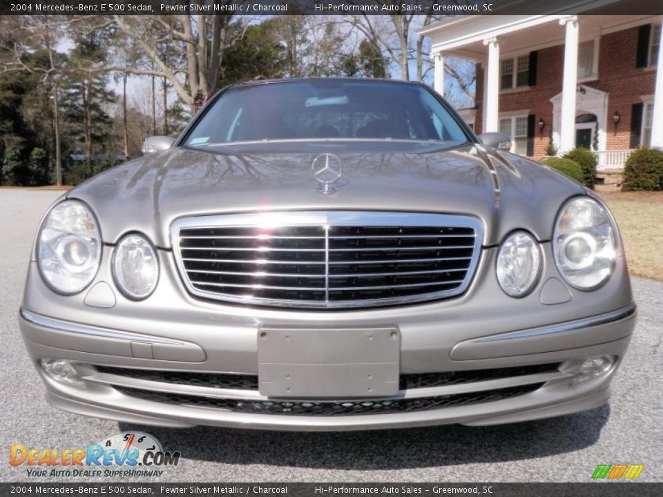 2004 Mercedes-Benz E 500 Sedan Pewter Silver Metallic / Charcoal Photo #20