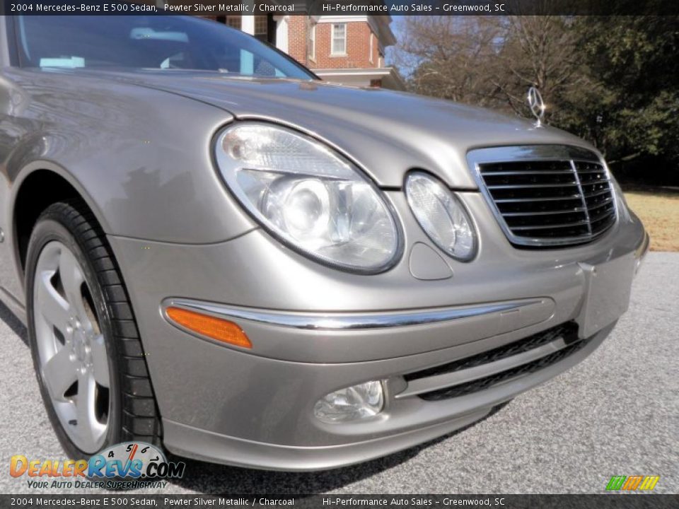2004 Mercedes-Benz E 500 Sedan Pewter Silver Metallic / Charcoal Photo #21