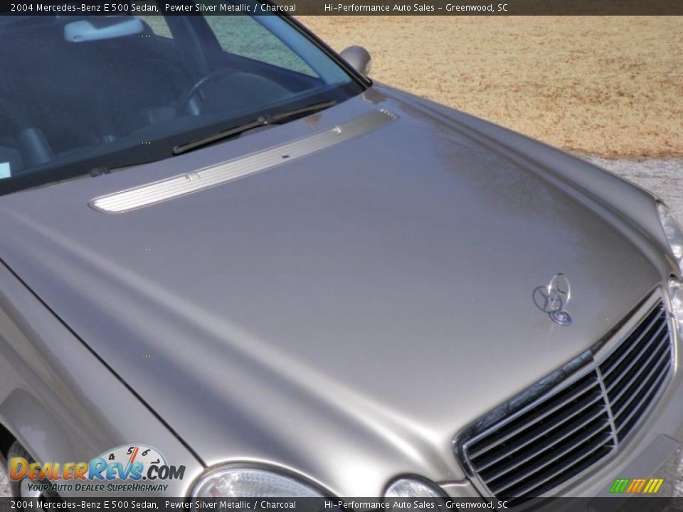 2004 Mercedes-Benz E 500 Sedan Pewter Silver Metallic / Charcoal Photo #22