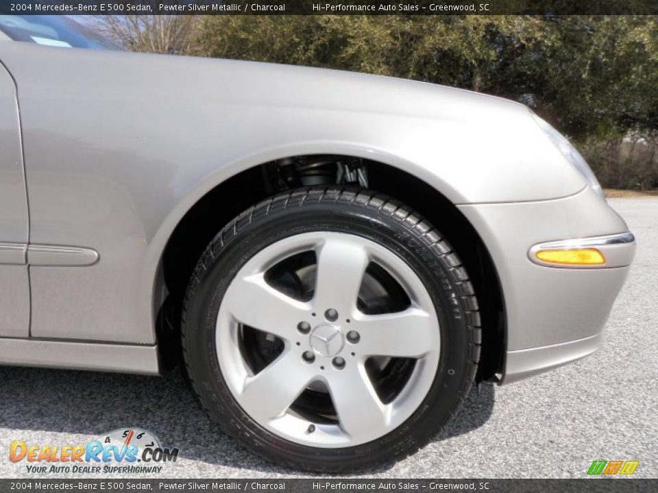 2004 Mercedes-Benz E 500 Sedan Pewter Silver Metallic / Charcoal Photo #23