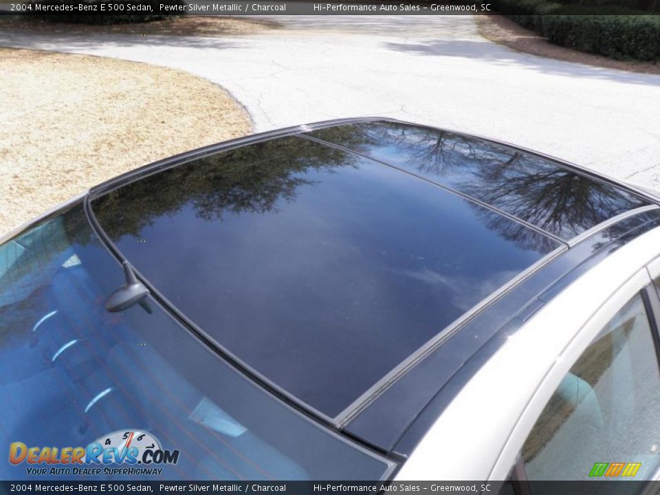 2004 Mercedes-Benz E 500 Sedan Pewter Silver Metallic / Charcoal Photo #25