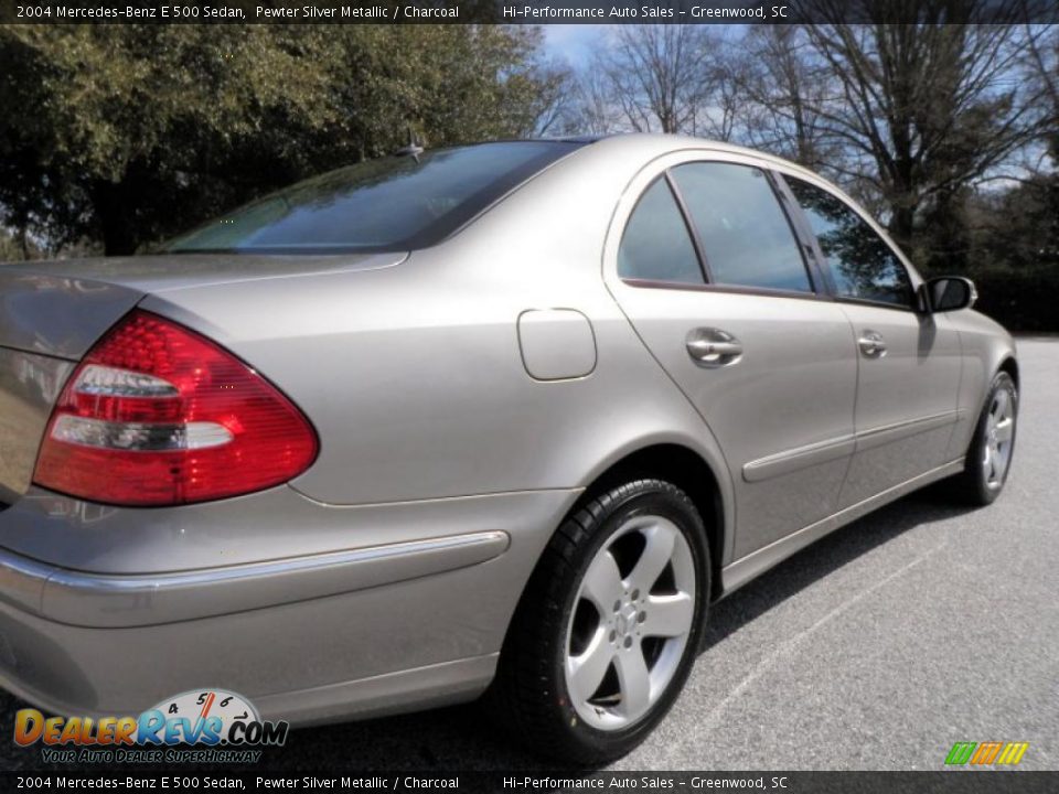2004 Mercedes-Benz E 500 Sedan Pewter Silver Metallic / Charcoal Photo #27