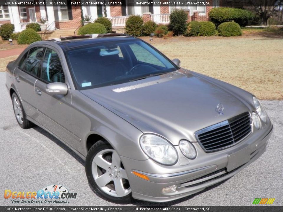 2004 Mercedes-Benz E 500 Sedan Pewter Silver Metallic / Charcoal Photo #30