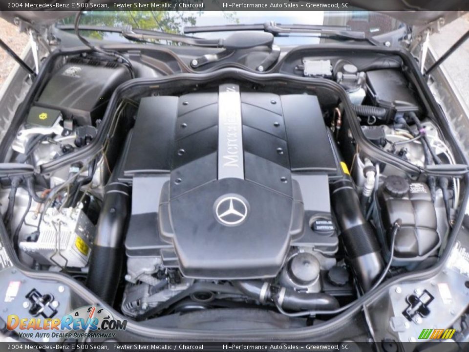 2004 Mercedes-Benz E 500 Sedan Pewter Silver Metallic / Charcoal Photo #32