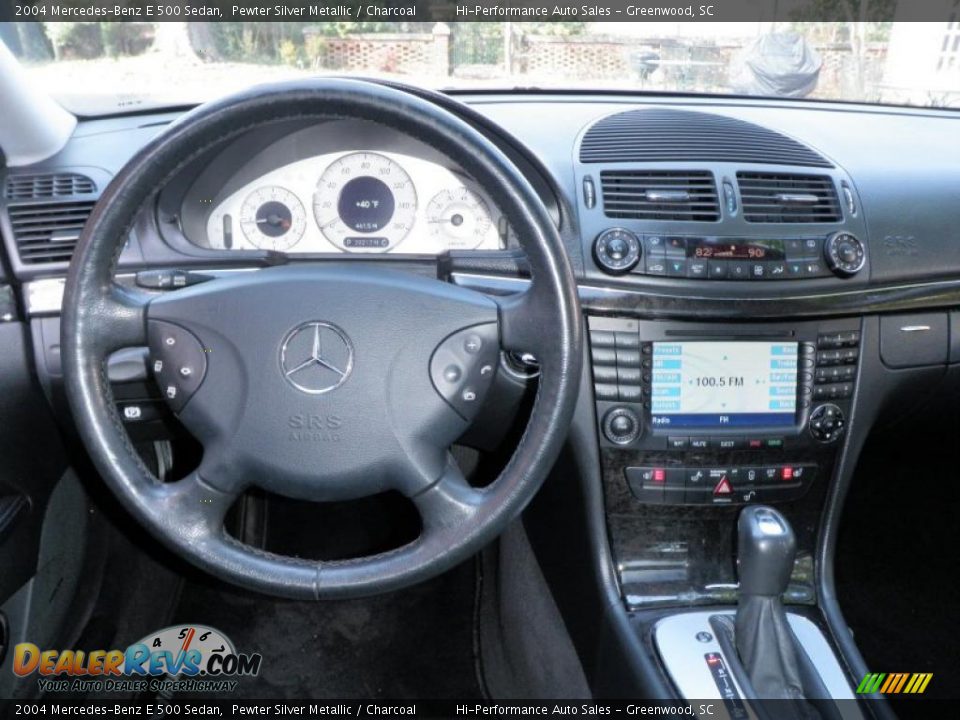 2004 Mercedes-Benz E 500 Sedan Pewter Silver Metallic / Charcoal Photo #35