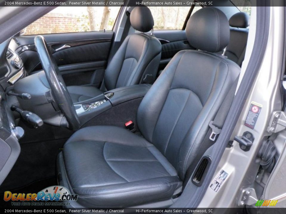 2004 Mercedes-Benz E 500 Sedan Pewter Silver Metallic / Charcoal Photo #36