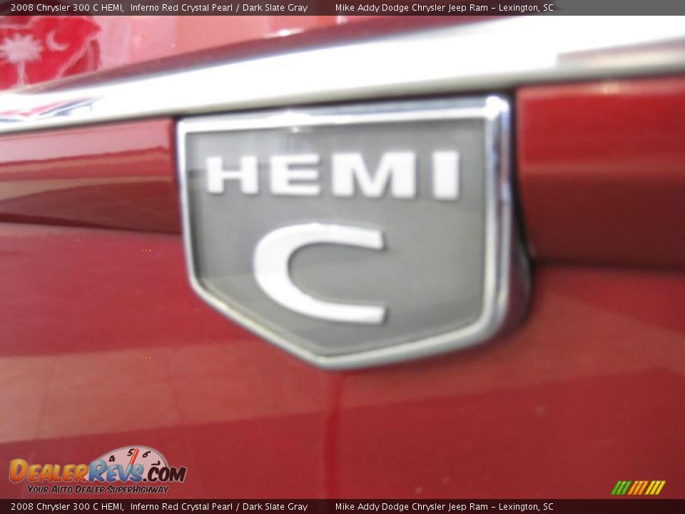 2008 Chrysler 300 C HEMI Inferno Red Crystal Pearl / Dark Slate Gray Photo #8