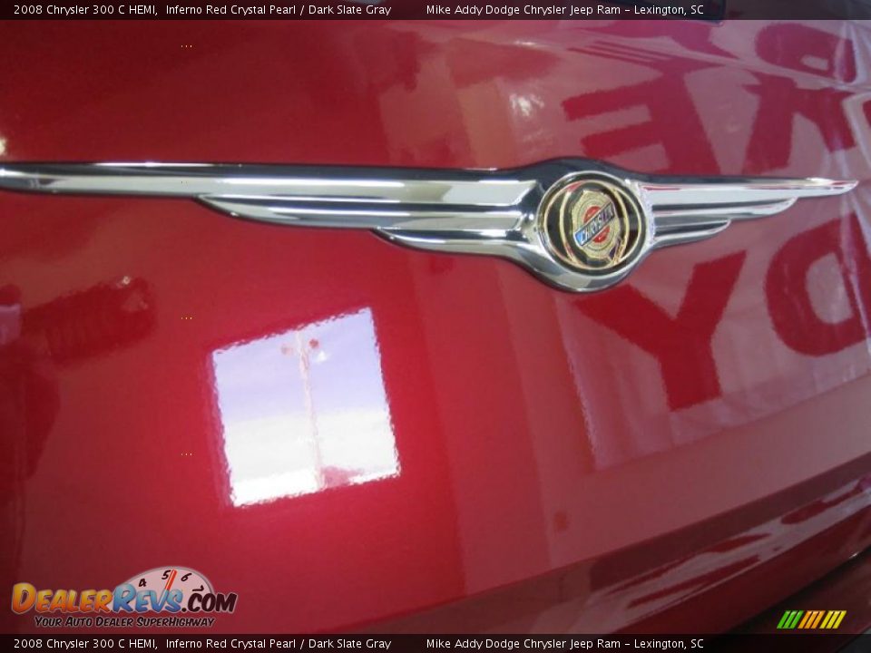 2008 Chrysler 300 C HEMI Inferno Red Crystal Pearl / Dark Slate Gray Photo #10