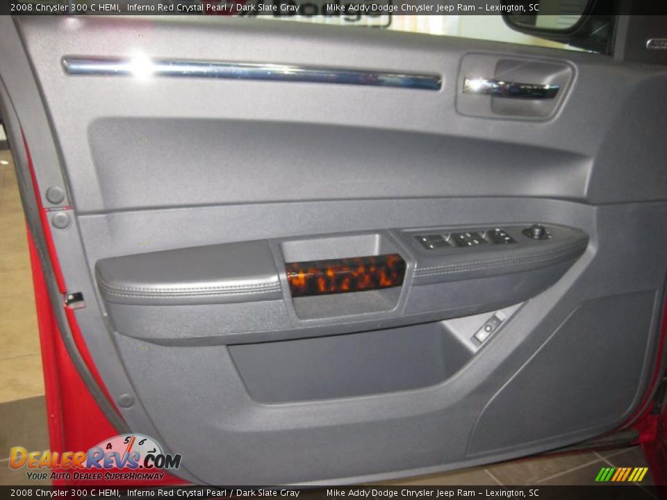 2008 Chrysler 300 C HEMI Inferno Red Crystal Pearl / Dark Slate Gray Photo #11