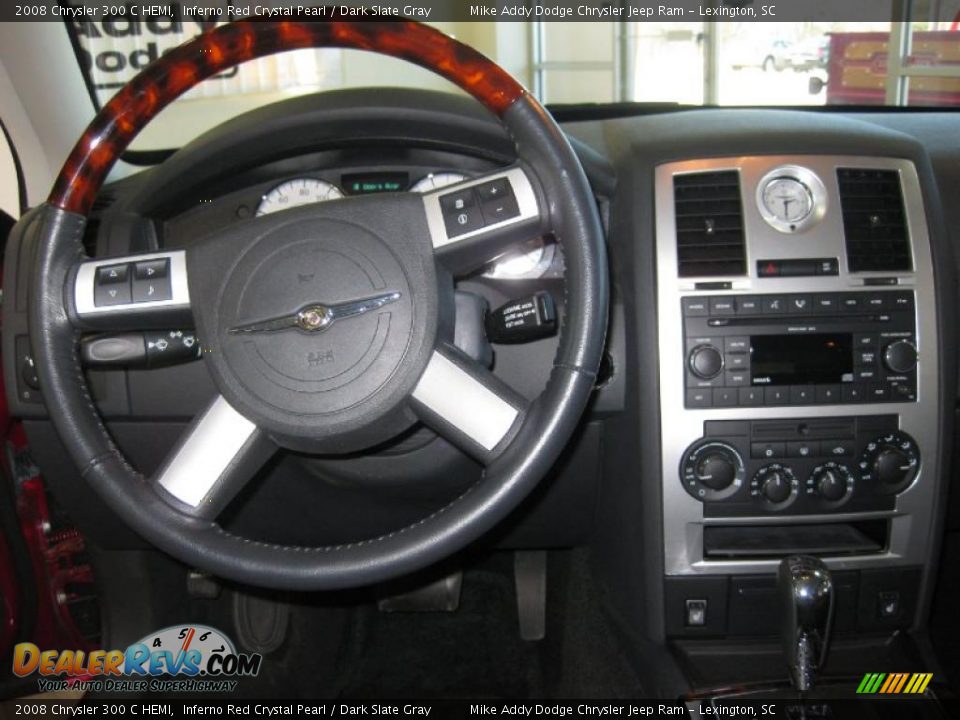 2008 Chrysler 300 C HEMI Inferno Red Crystal Pearl / Dark Slate Gray Photo #14
