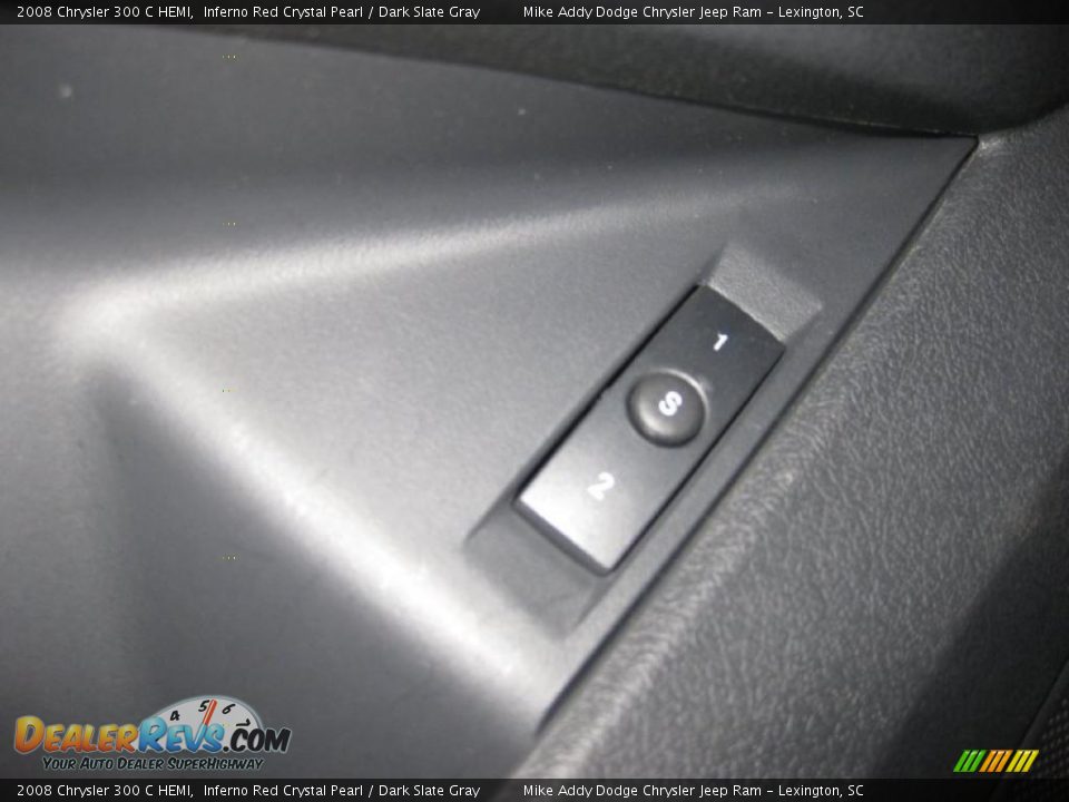 2008 Chrysler 300 C HEMI Inferno Red Crystal Pearl / Dark Slate Gray Photo #18