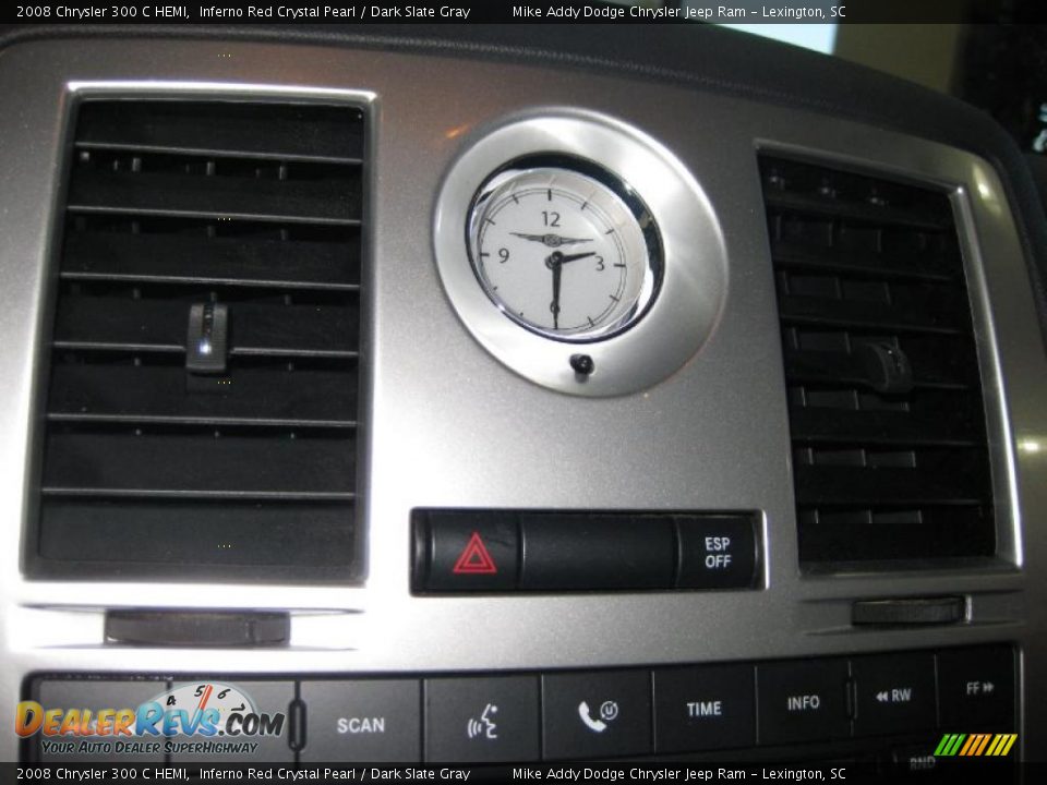 2008 Chrysler 300 C HEMI Inferno Red Crystal Pearl / Dark Slate Gray Photo #19