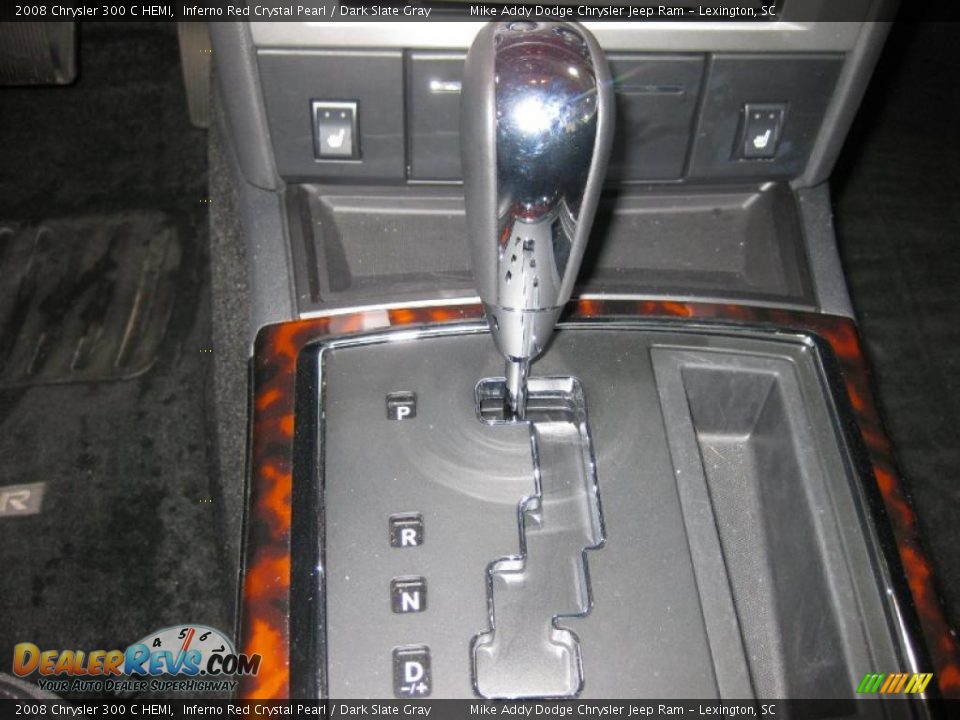 2008 Chrysler 300 C HEMI Inferno Red Crystal Pearl / Dark Slate Gray Photo #22