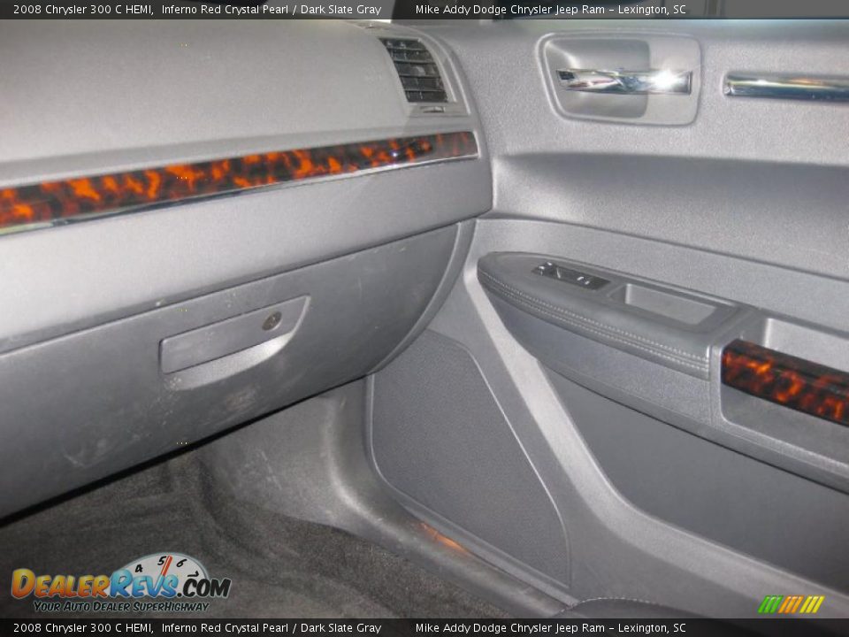 2008 Chrysler 300 C HEMI Inferno Red Crystal Pearl / Dark Slate Gray Photo #24