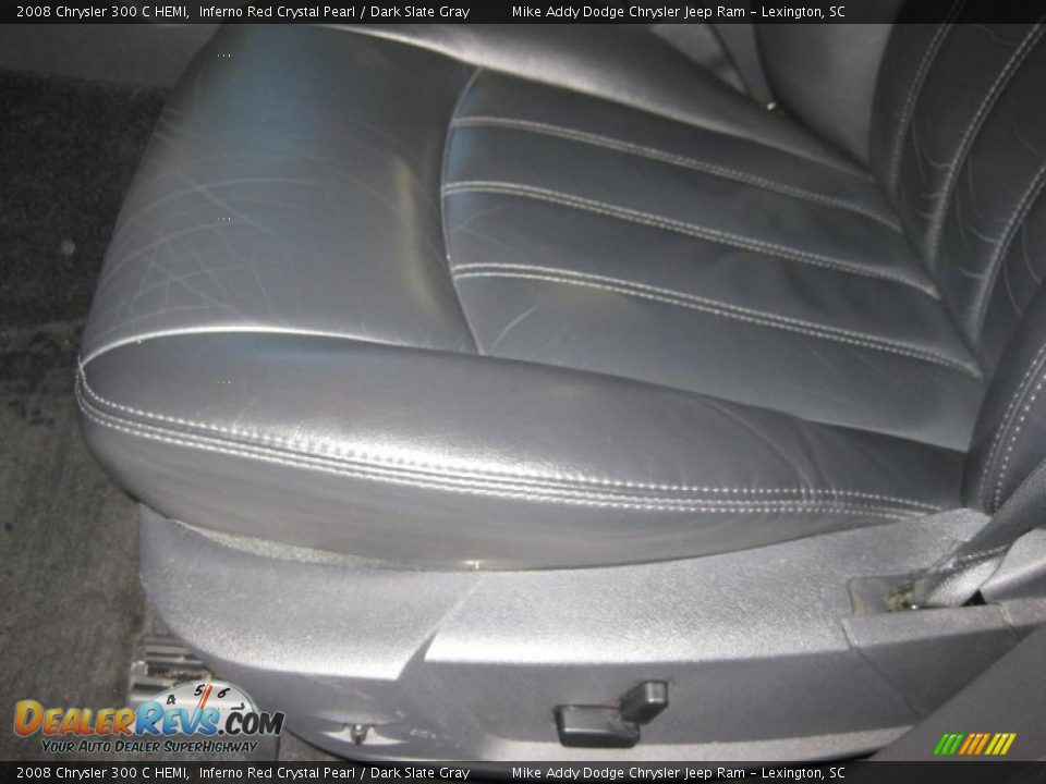 2008 Chrysler 300 C HEMI Inferno Red Crystal Pearl / Dark Slate Gray Photo #28