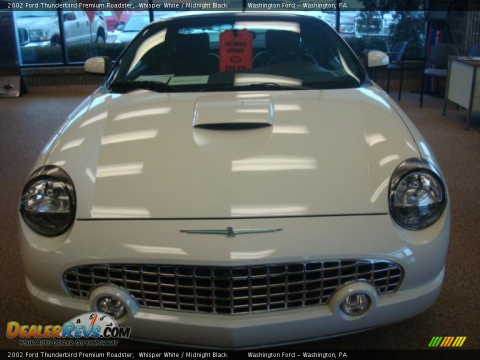 2002 Ford Thunderbird Premium Roadster Whisper White / Midnight Black Photo #5