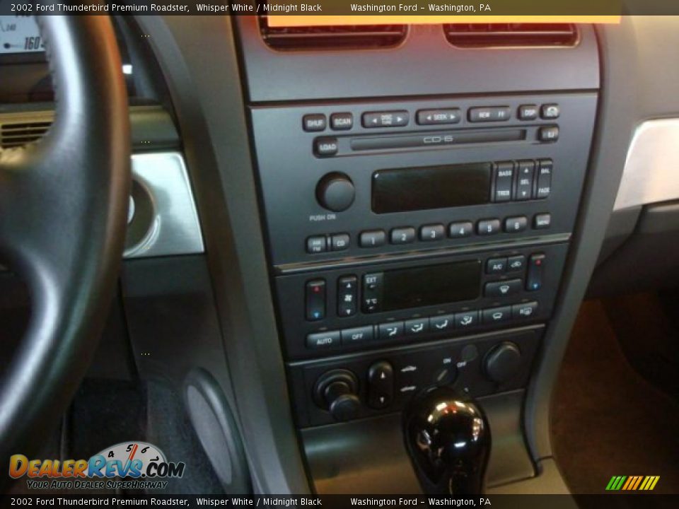 2002 Ford Thunderbird Premium Roadster Whisper White / Midnight Black Photo #9