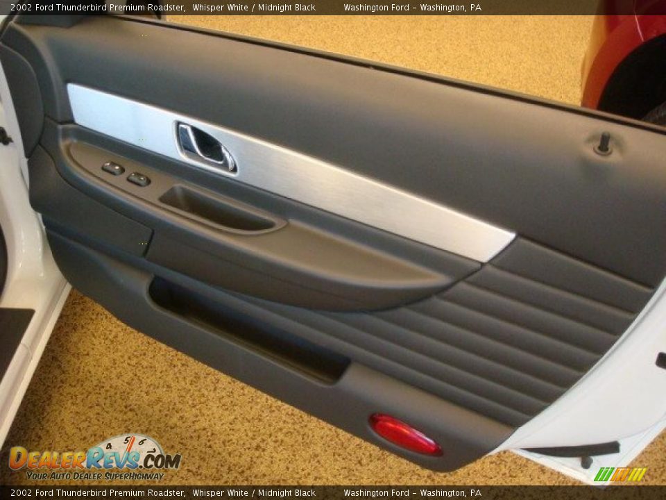2002 Ford Thunderbird Premium Roadster Whisper White / Midnight Black Photo #12