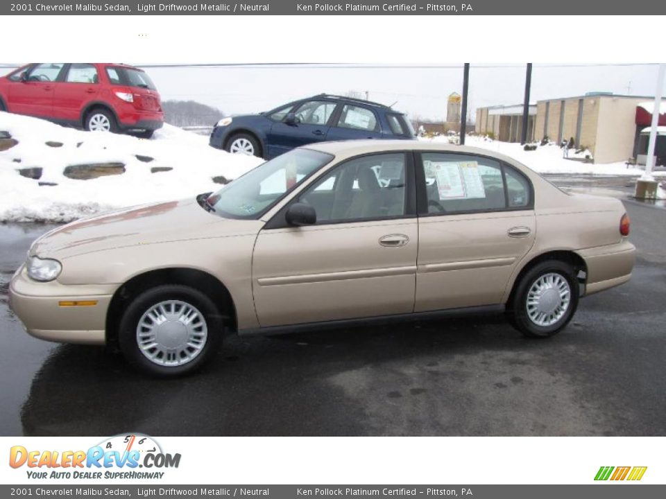 2001 Chevrolet Malibu Sedan Light Driftwood Metallic / Neutral Photo #1