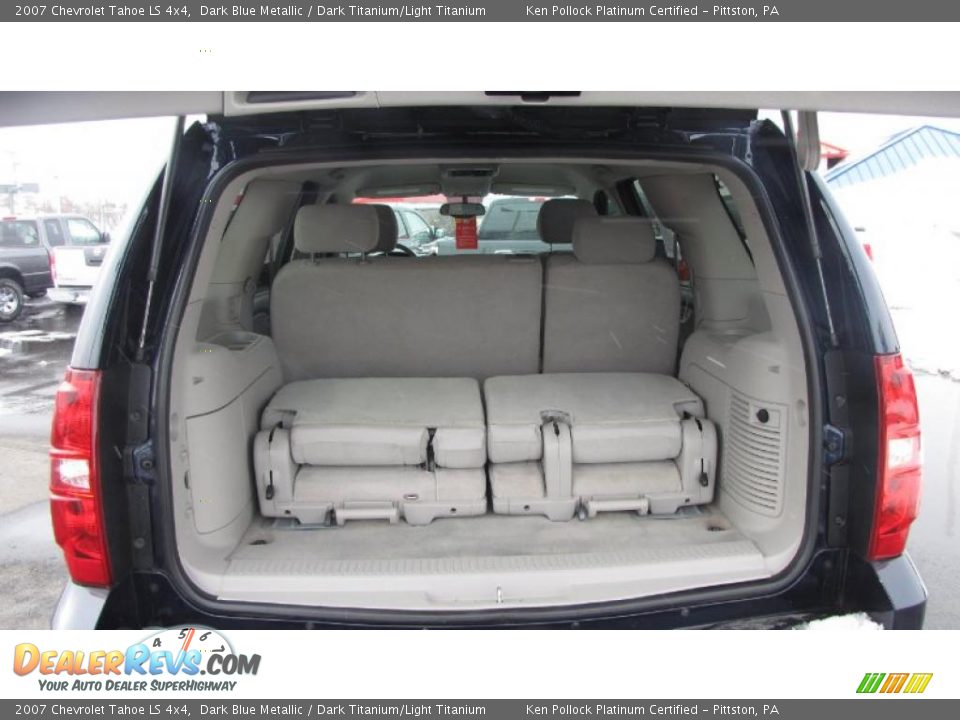 2007 Chevrolet Tahoe LS 4x4 Dark Blue Metallic / Dark Titanium/Light Titanium Photo #9