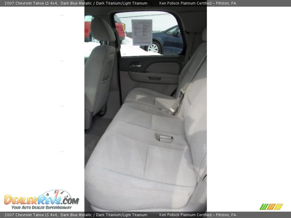 2007 Chevrolet Tahoe LS 4x4 Dark Blue Metallic / Dark Titanium/Light Titanium Photo #10