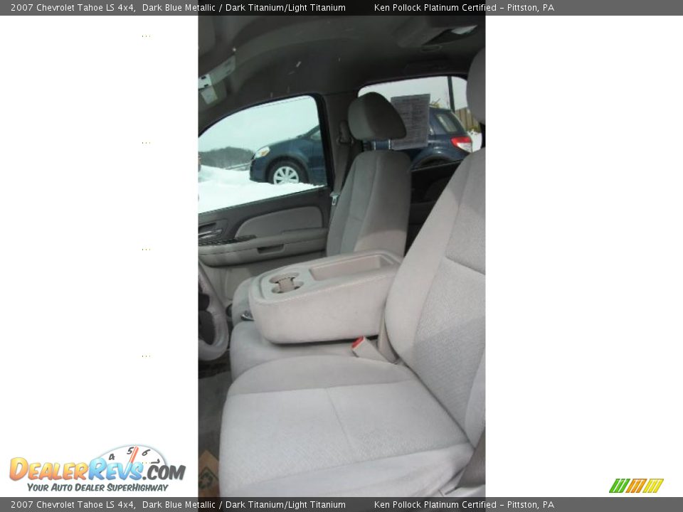 2007 Chevrolet Tahoe LS 4x4 Dark Blue Metallic / Dark Titanium/Light Titanium Photo #13