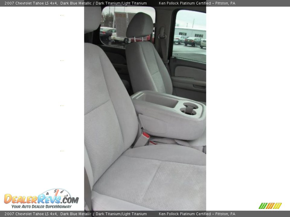 2007 Chevrolet Tahoe LS 4x4 Dark Blue Metallic / Dark Titanium/Light Titanium Photo #15