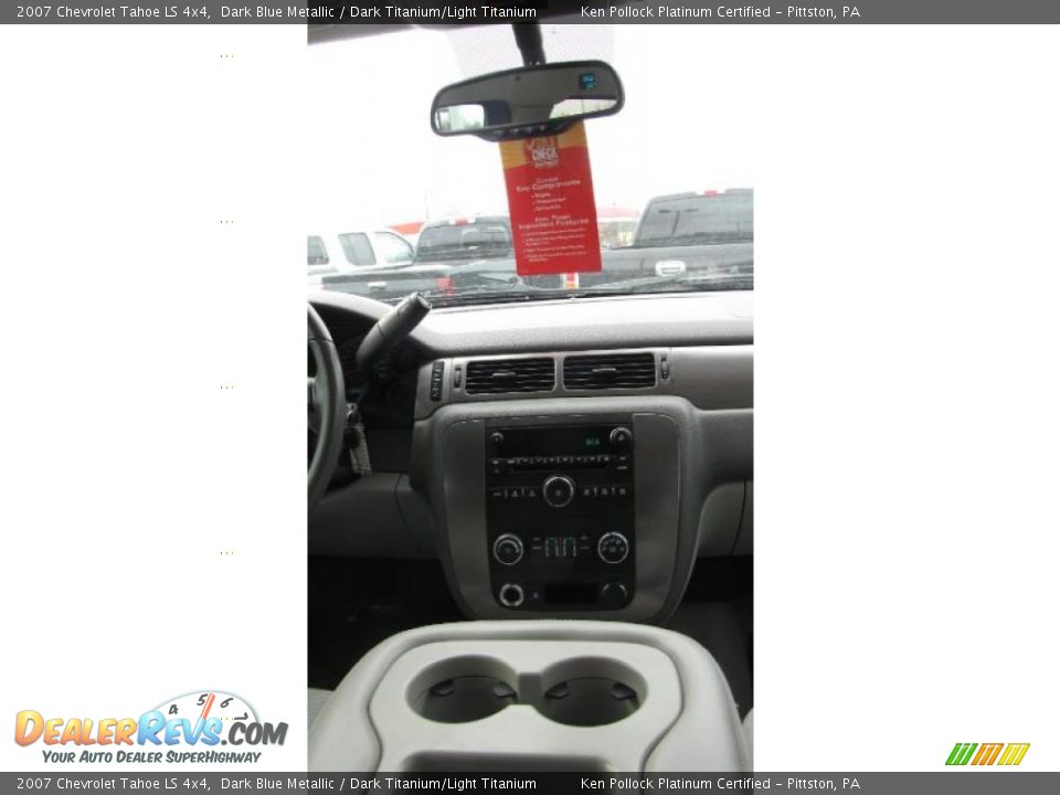 2007 Chevrolet Tahoe LS 4x4 Dark Blue Metallic / Dark Titanium/Light Titanium Photo #19