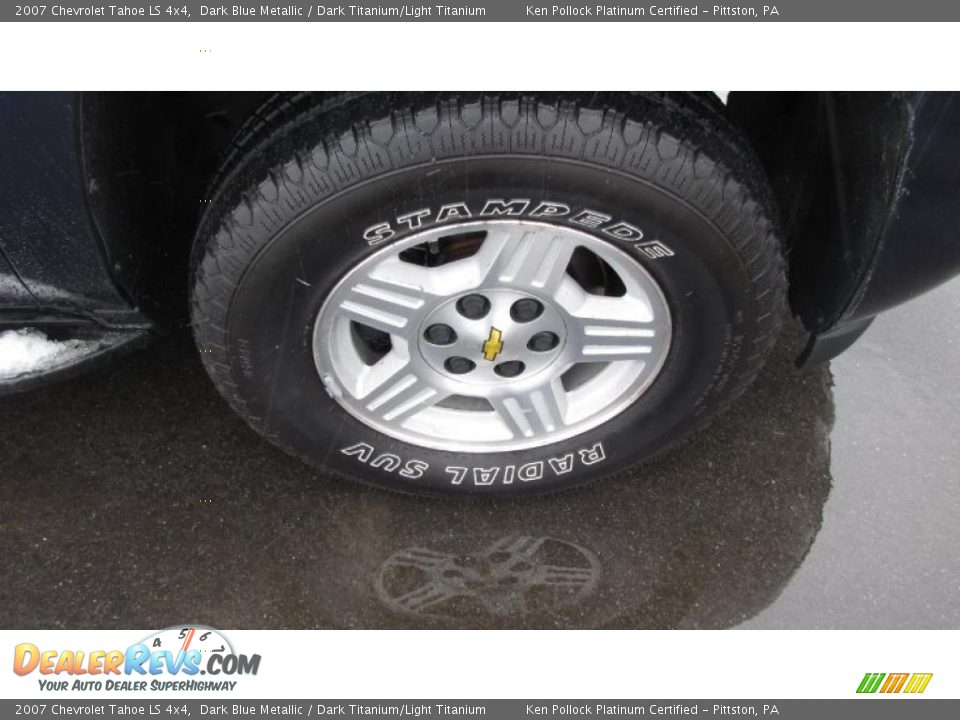 2007 Chevrolet Tahoe LS 4x4 Dark Blue Metallic / Dark Titanium/Light Titanium Photo #21