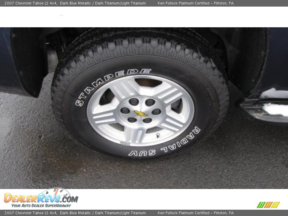 2007 Chevrolet Tahoe LS 4x4 Dark Blue Metallic / Dark Titanium/Light Titanium Photo #22