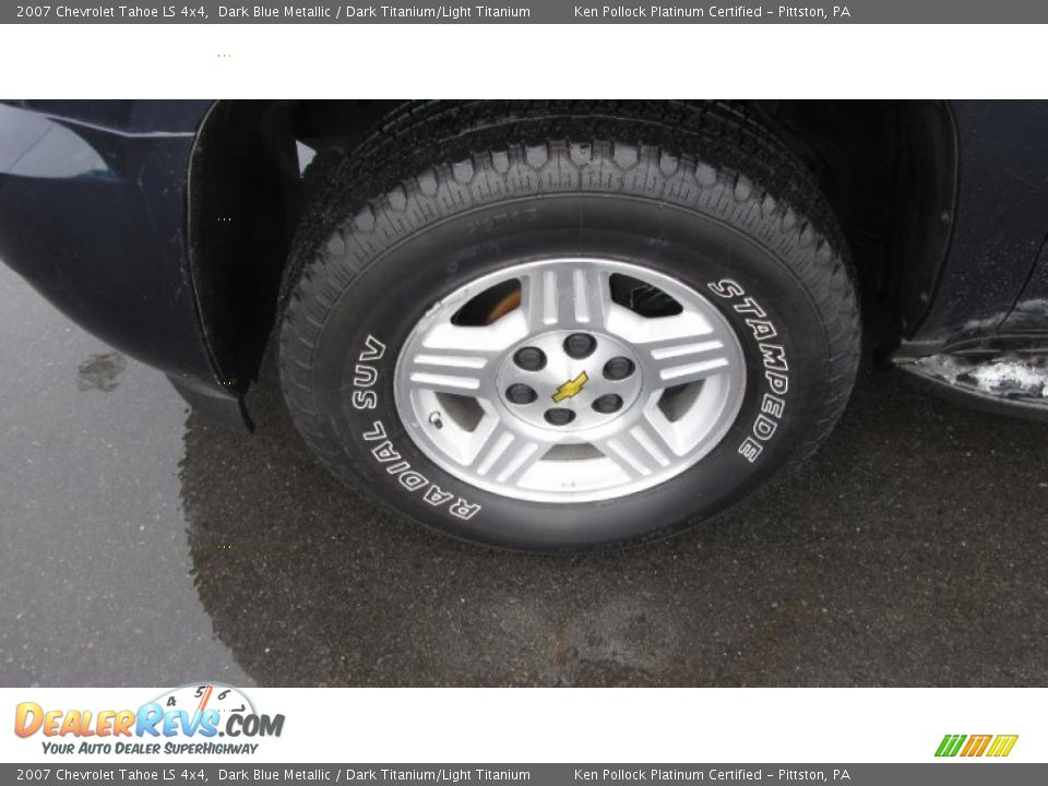 2007 Chevrolet Tahoe LS 4x4 Dark Blue Metallic / Dark Titanium/Light Titanium Photo #24