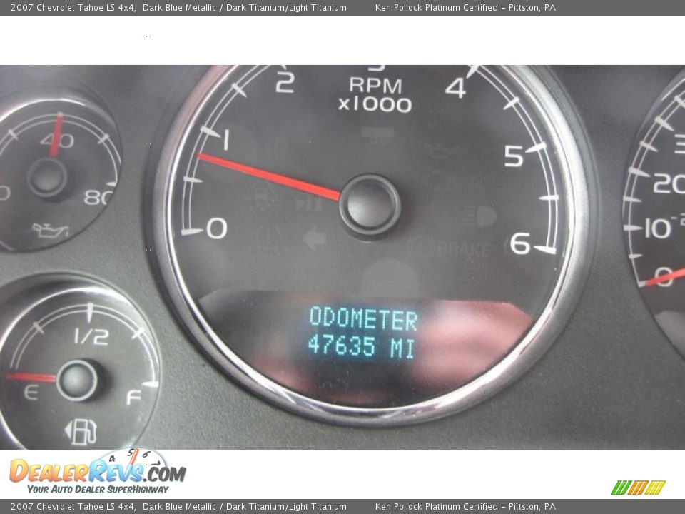 2007 Chevrolet Tahoe LS 4x4 Dark Blue Metallic / Dark Titanium/Light Titanium Photo #26