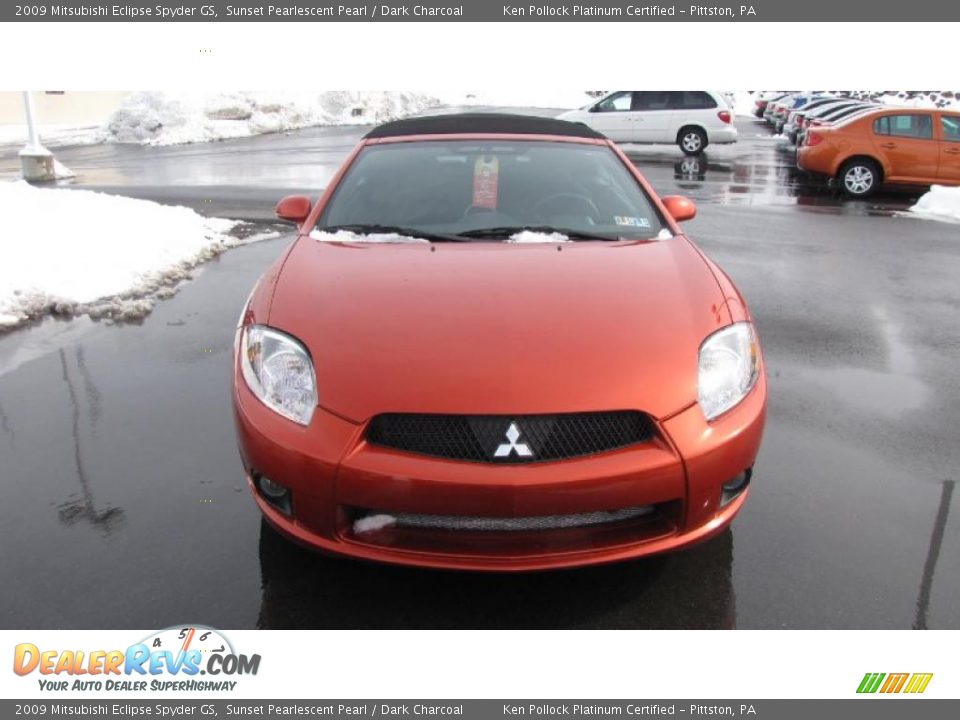 2009 Mitsubishi Eclipse Spyder GS Sunset Pearlescent Pearl / Dark Charcoal Photo #3