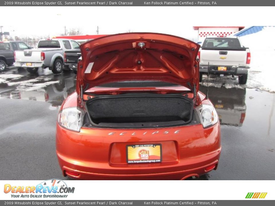 2009 Mitsubishi Eclipse Spyder GS Sunset Pearlescent Pearl / Dark Charcoal Photo #9