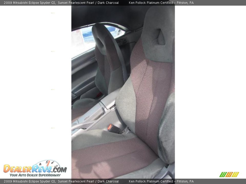 2009 Mitsubishi Eclipse Spyder GS Sunset Pearlescent Pearl / Dark Charcoal Photo #10