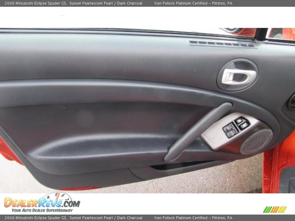 2009 Mitsubishi Eclipse Spyder GS Sunset Pearlescent Pearl / Dark Charcoal Photo #11