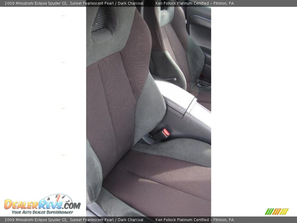2009 Mitsubishi Eclipse Spyder GS Sunset Pearlescent Pearl / Dark Charcoal Photo #13