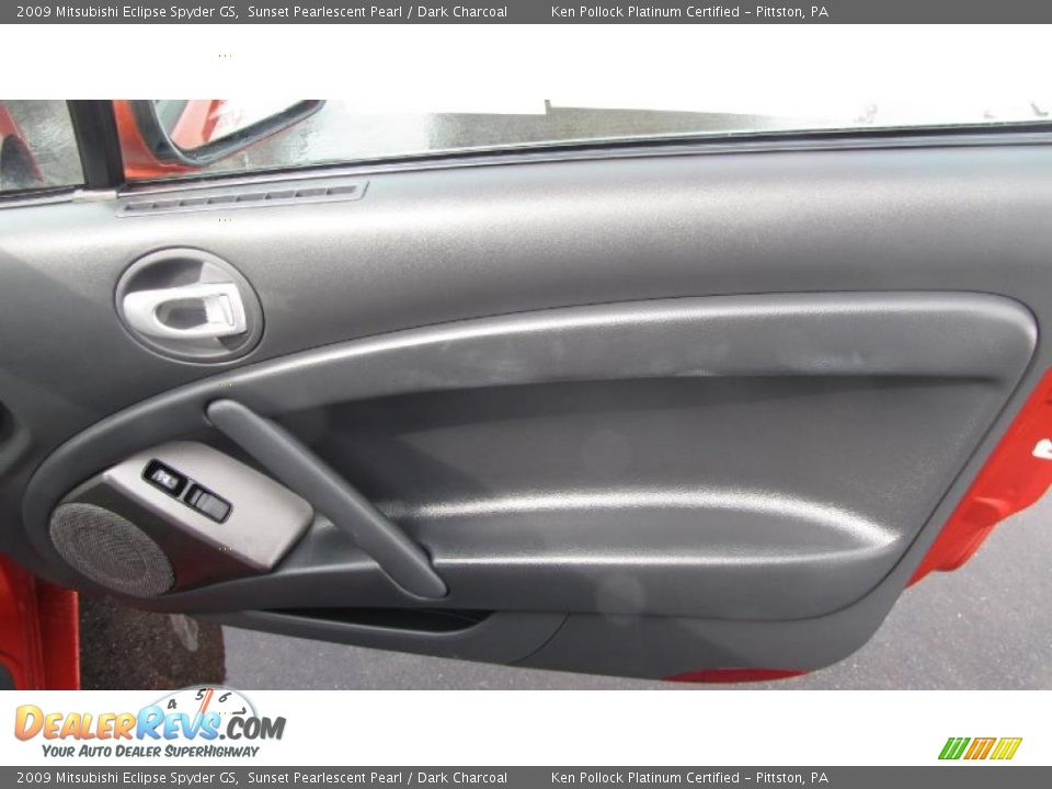 2009 Mitsubishi Eclipse Spyder GS Sunset Pearlescent Pearl / Dark Charcoal Photo #15