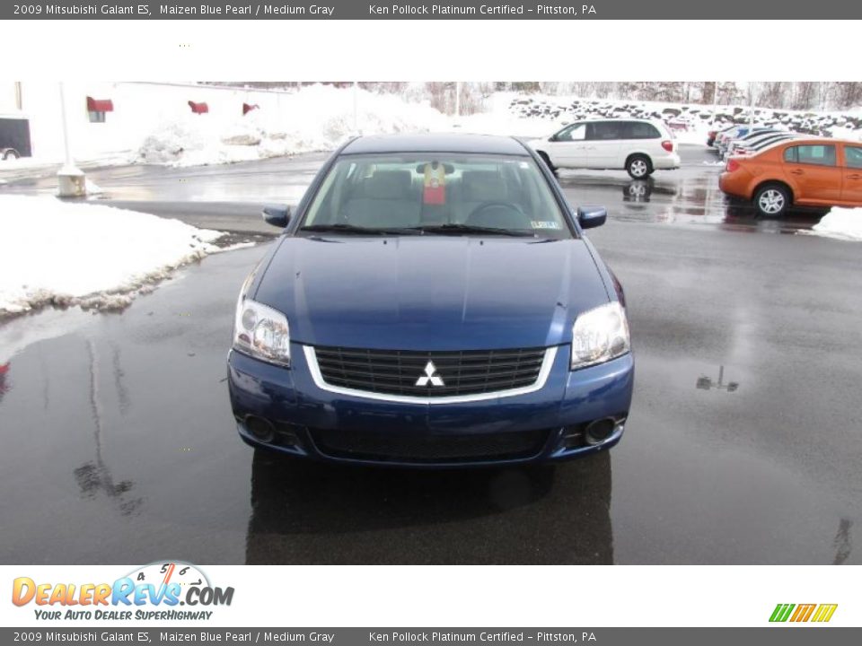 2009 Mitsubishi Galant ES Maizen Blue Pearl / Medium Gray Photo #3