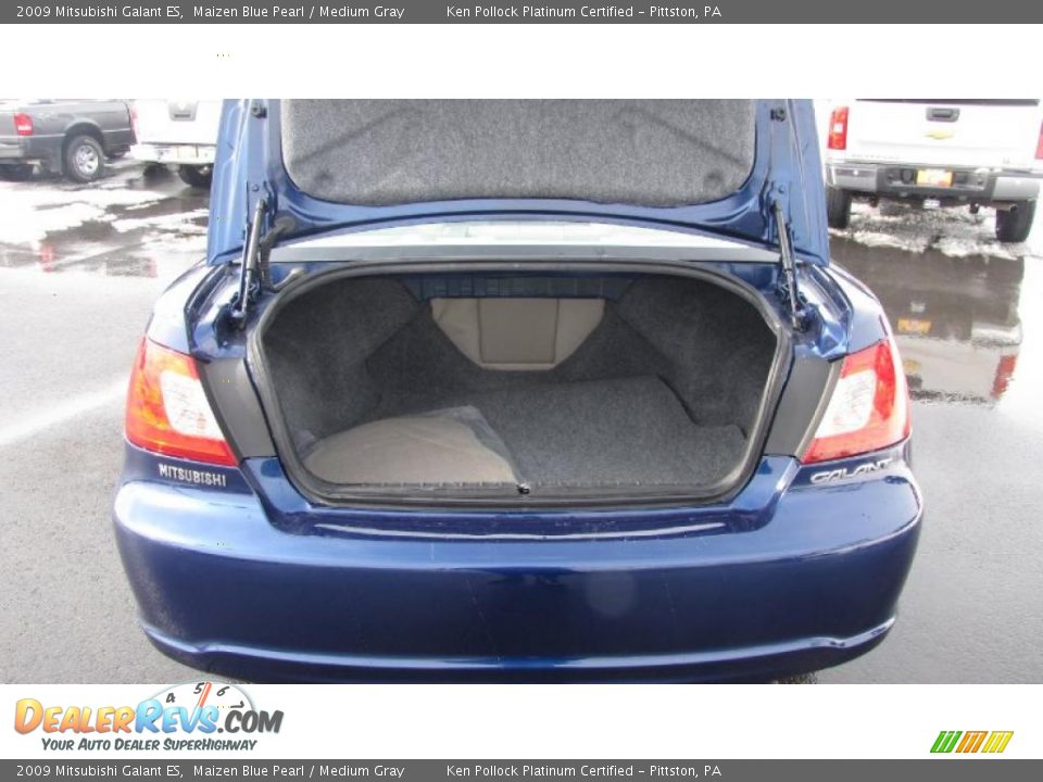 2009 Mitsubishi Galant ES Maizen Blue Pearl / Medium Gray Photo #9