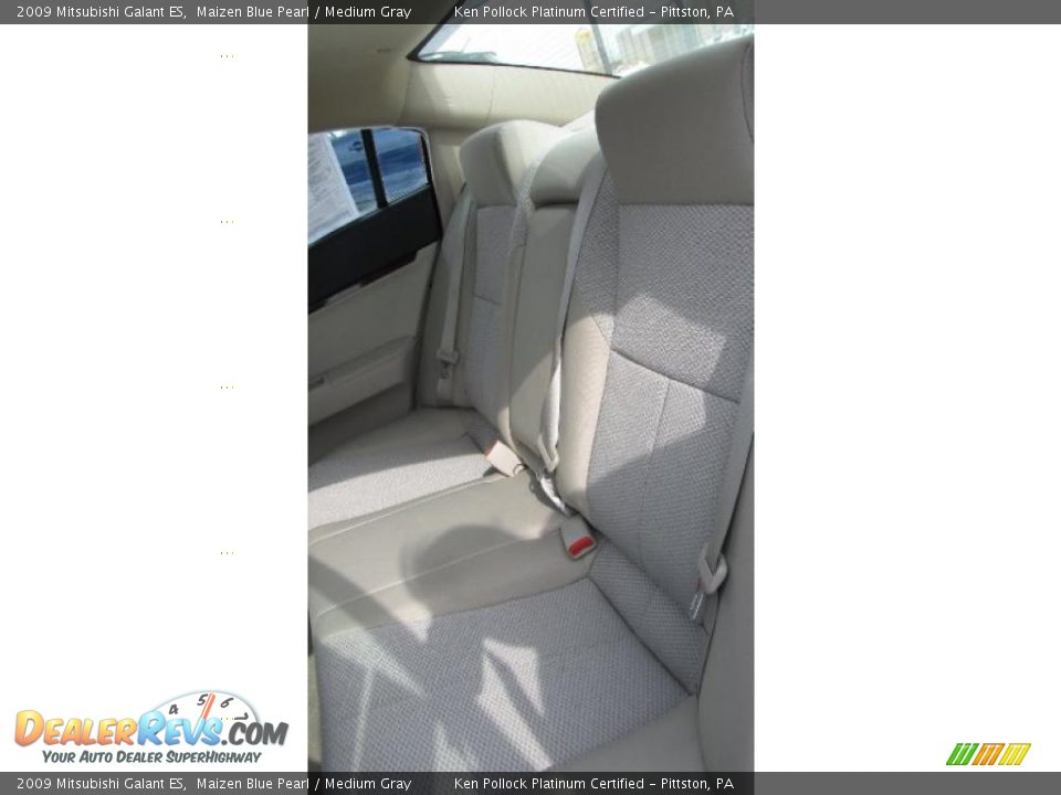 2009 Mitsubishi Galant ES Maizen Blue Pearl / Medium Gray Photo #10