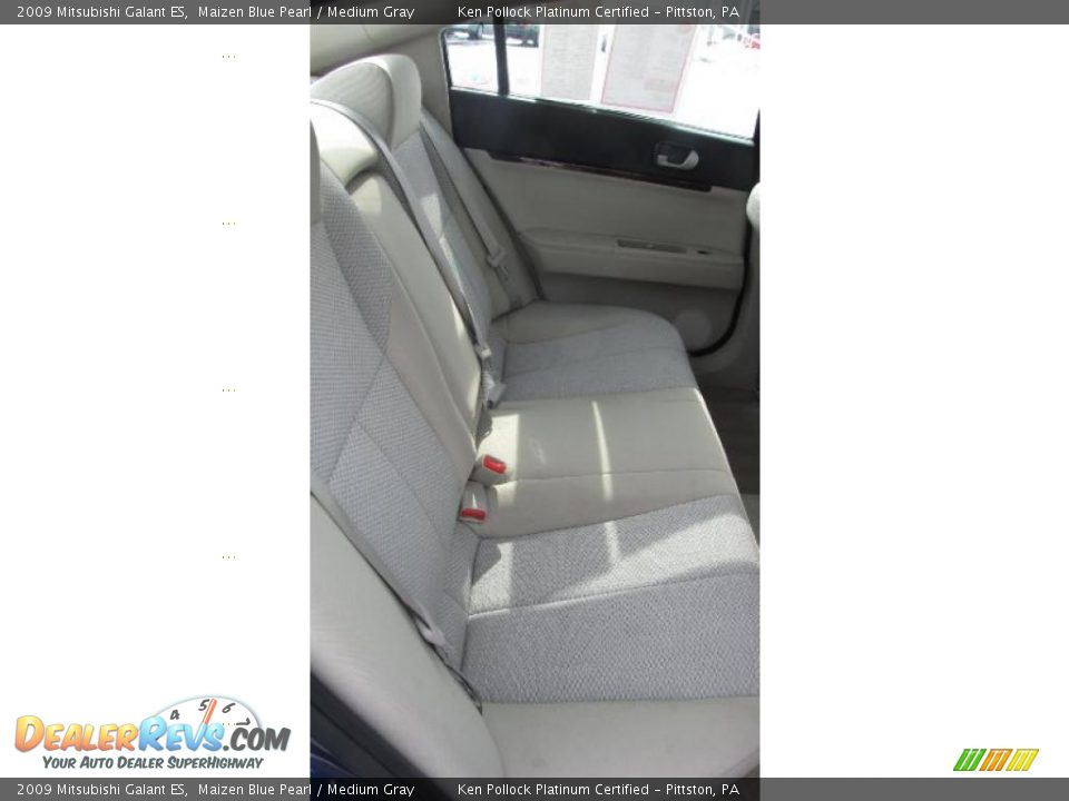 2009 Mitsubishi Galant ES Maizen Blue Pearl / Medium Gray Photo #16