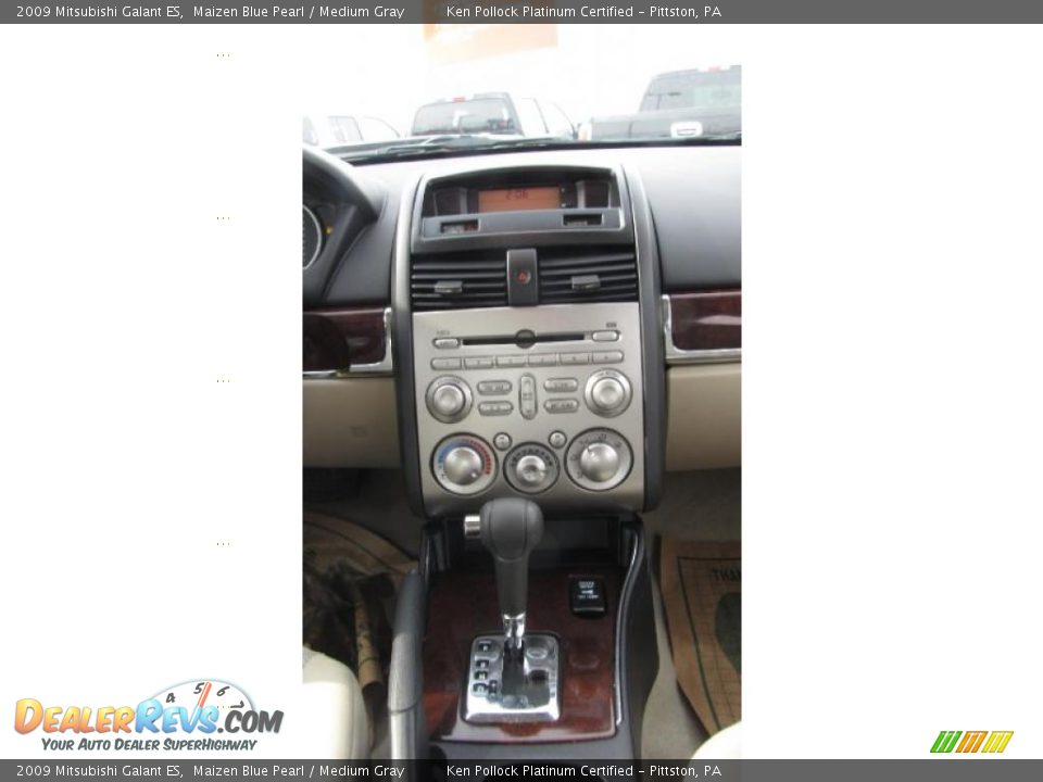2009 Mitsubishi Galant ES Maizen Blue Pearl / Medium Gray Photo #18