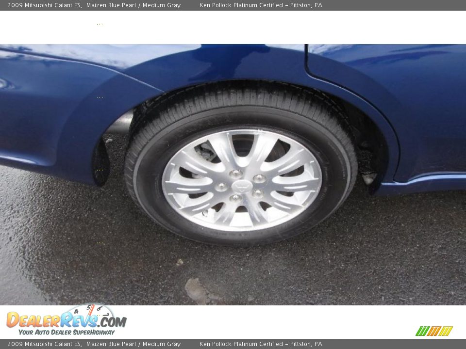 2009 Mitsubishi Galant ES Maizen Blue Pearl / Medium Gray Photo #20