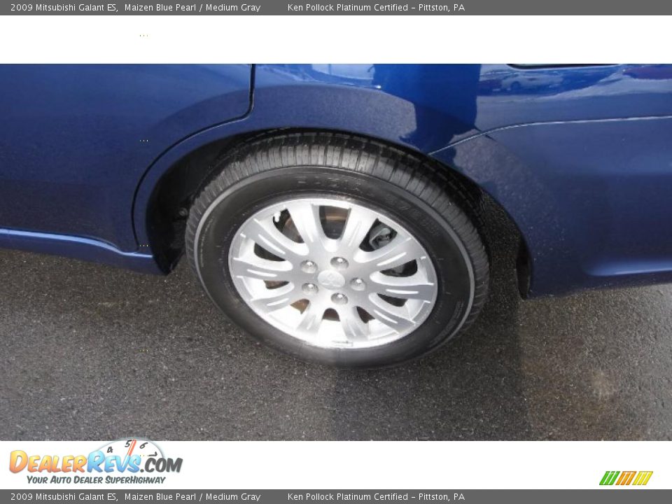 2009 Mitsubishi Galant ES Maizen Blue Pearl / Medium Gray Photo #21