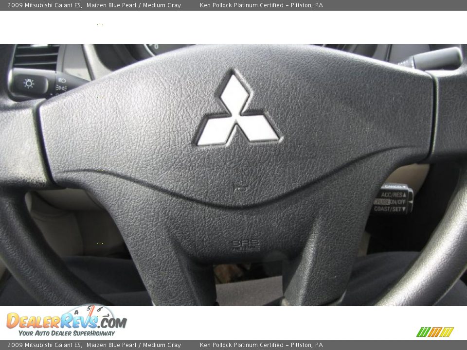 2009 Mitsubishi Galant ES Maizen Blue Pearl / Medium Gray Photo #23