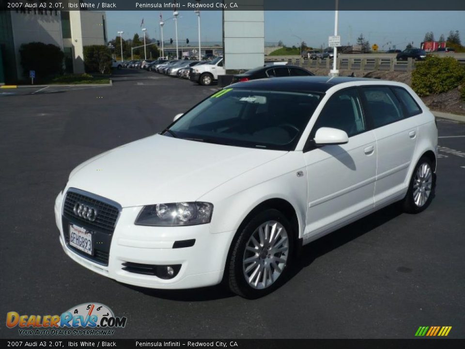2007 Audi A3 2.0T Ibis White / Black Photo #3