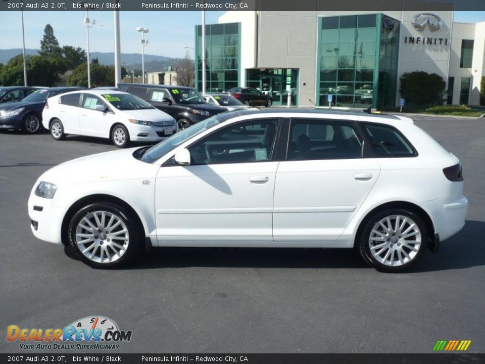 2007 Audi A3 2.0T Ibis White / Black Photo #4